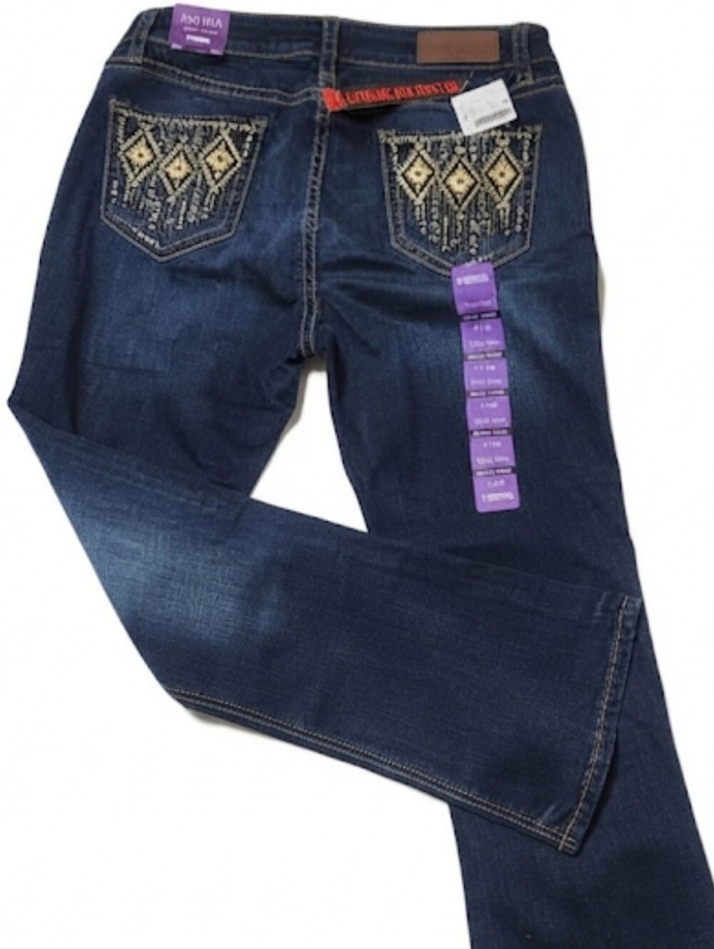 Rock And Roll Denim Brand Dark Blue Women's Bootcut Jeans 31x30 (12)